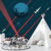 Space Wallpaper, Retro Future Style Mural, Oversized Custom Size Wall Art, Non - Woven, Non - Adhesive, Modern Wall Paper, Removable - Adawall Wallpaper - Registered Trade Accounts Only, Wallpaper Wholesale Account - W77800 - Adawall Wholesale - Wallpaper Wholesaler