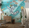 Sport Activities Wallpaper, Astronauts Mural, Oversized Custom Size Wall Art, Non - Woven, Non - Adhesive, Modern Wall Paper, Removable - Adawall Wallpaper - Registered Trade Accounts Only, Wallpaper Wholesale Account - W77797 - Adawall Wholesale - Wallpaper Wholesaler