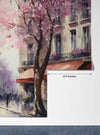 Spring in Paris Watercolor Wallpaper, Eiffel Tower Mural, Oversized Custom Size Wall Art, Non - Woven, Non - Adhesive, Modern Wall Paper, Removable - Adawall Wallpaper - Registered Trade Accounts Only, Wallpaper Wholesale Account - W77821 - Adawall Wholesale - Wallpaper Wholesaler