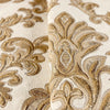 Stylish Baroque Deep Embossed Wallpaper, White, Gold, Timeless Damask Ornate Patterns Sparkling Wallcovering, Elegant Washed Colors Design - Walloro High End Wallcoverings & More