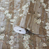 Stylish Floral Wallpaper, Brown, White Embossed Flocked Botanical Blossom Pattern, Bloom Design, Trendy Wall Accent Decoration - Adawall Wallpaper - Registered Trade Accounts Only, Wallpaper Wholesale Account - 1505-4 - Adawall Wholesale - Wallpaper Wholesaler