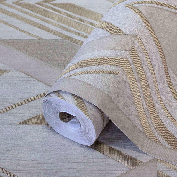 Stylish Herringbone Geometric Wallpaper, Brown, Gold Embossed Large Zigzag Pattern Wallcovering Wall Accent - Adawall Wallpaper - Registered Trade Accounts Only, Wallpaper Wholesale Account - 1205-4 - Adawall Wholesale - Wallpaper Wholesaler