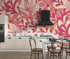 Summer Tropical Pink Wallpaper, Seamless Pattern Mural, Oversized Custom Size Wall Art, Non - Woven, Non - Adhesive, Modern Wall Paper, Removable - Adawall Wallpaper - Registered Trade Accounts Only, Wallpaper Wholesale Account - W78007 - Adawall Wholesale - Wallpaper Wholesaler