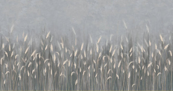 Swaying Wheat Field Wall Mural, Gray Blue Windy Wheat Wallpaper, Large Nature Custom Size Wall Covering, Non - Woven, Non - Pasted, Removable, Washable - Adawall Wallpaper - Registered Trade Accounts Only, Wallpaper Wholesale Account - SE302-4 - Adawall Wholesale - Wallpaper Wholesaler