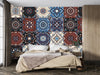 Talavera Ethnic Wallpaper, Seamless Pattern Mural, Oversized Custom Size Wall Art, Non - Woven, Non - Adhesive, Modern Wall Paper, Removable - Adawall Wallpaper - Registered Trade Accounts Only, Wallpaper Wholesale Account - W77678 - Adawall Wholesale - Wallpaper Wholesaler