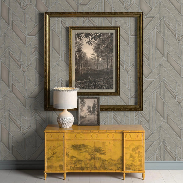 Textured Taupe Geometric Wallpaper, Natural Wallpaper, Modern & Minimalist Wall Covering,Modern Look Neutral Colors Glittering Wallcovering - Adawall Wallpaper - Registered Trade Accounts Only, Wallpaper Wholesale Account - 24113-5 - Adawall Wholesale - Wallpaper Wholesaler
