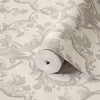 Timeless Ornate Embossed Wallpaper, White, Fabric Like, Rich 3D Textured Flocked Luxury Wallcovering Design, Non - Woven - Adawall Wallpaper - Registered Trade Accounts Only, Wallpaper Wholesale Account - 1407-1 - Adawall Wholesale - Wallpaper Wholesaler