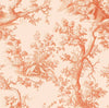 Toile de Jouy Wallpaper, Peach Fuzz Background Pattern Mural, Oversized Custom Size Wall Art, Non - Woven, Non - Adhesive, Modern Wall Paper, Removable - Adawall Wallpaper - Registered Trade Accounts Only, Wallpaper Wholesale Account - W77497 - Adawall Wholesale - Wallpaper Wholesaler