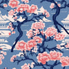 Traditional Japanese Kimono Wallpaper, Sakura Pattern Mural, Oversized Custom Size Wall Art, Non - Woven, Non - Adhesive, Modern Wall Paper, Removable - Adawall Wallpaper - Registered Trade Accounts Only, Wallpaper Wholesale Account - W77499 - Adawall Wholesale - Wallpaper Wholesaler