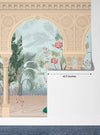 Traditional Mughal Garden Wallpaper, Peacock, Arch Mural, Oversized Custom Size Wall Art, Non - Woven, Non - Adhesive, Modern Wall Paper, Removable - Adawall Wallpaper - Registered Trade Accounts Only, Wallpaper Wholesale Account - W77713 - Adawall Wholesale - Wallpaper Wholesaler