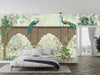 Traditional Mughal Garden Wallpaper, Peacock, Brown Arch Mural, Oversized Custom Size Wall Art, Non - Woven, Non - Adhesive, Modern Wall Paper, Removable - Adawall Wallpaper - Registered Trade Accounts Only, Wallpaper Wholesale Account - W77719 - Adawall Wholesale - Wallpaper Wholesaler
