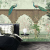 Traditional Mughal Garden Wallpaper, Peacock, Brown Arch Mural, Oversized Custom Size Wall Art, Non - Woven, Non - Adhesive, Modern Wall Paper, Removable - Adawall Wallpaper - Registered Trade Accounts Only, Wallpaper Wholesale Account - W77719 - Adawall Wholesale - Wallpaper Wholesaler