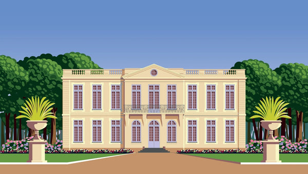 Traditional Romantic Old Chateau Wallpaper, Garden Mural, Oversized Custom Size Wall Art, Non - Woven, Non - Adhesive, Modern Wall Paper, Removable - Adawall Wallpaper - Registered Trade Accounts Only, Wallpaper Wholesale Account - W77775 - Adawall Wholesale - Wallpaper Wholesaler