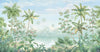 Tropic Flowers Wallpaper, Landscape Mural, Oversized Custom Size Wall Art, Non - Woven, Non - Adhesive, Modern Wall Paper, Removable - Adawall Wallpaper - Registered Trade Accounts Only, Wallpaper Wholesale Account - W77990 - Adawall Wholesale - Wallpaper Wholesaler