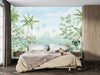 Tropic Flowers Wallpaper, Landscape Mural, Oversized Custom Size Wall Art, Non - Woven, Non - Adhesive, Modern Wall Paper, Removable - Adawall Wallpaper - Registered Trade Accounts Only, Wallpaper Wholesale Account - W77990 - Adawall Wholesale - Wallpaper Wholesaler
