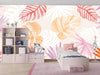 Tropical Art Wallpaper, Colorful Leaves Mural, Oversized Custom Size Wall Art, Non - Woven, Non - Adhesive, Modern Wall Paper, Removable - Adawall Wallpaper - Registered Trade Accounts Only, Wallpaper Wholesale Account - W77929 - Adawall Wholesale - Wallpaper Wholesaler