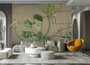Tropical Jungle Wall Mural, Forest Wallpaper, Green Tree Leaf Bird, Custom Size, Non - Woven, Modern Wall Paper, Non - Pasted, Washable, Removable - Adawall Wallpaper - Registered Trade Accounts Only, Wallpaper Wholesale Account - FJ300-3 - Adawall Wholesale - Wallpaper Wholesaler