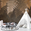 Tropical Leaves Wallpaper, Brown Tones Mural, Oversized Custom Size Wall Art, Non - Woven, Non - Adhesive, Modern Wall Paper, Removable - Adawall Wallpaper - Registered Trade Accounts Only, Wallpaper Wholesale Account - W78137 - Adawall Wholesale - Wallpaper Wholesaler
