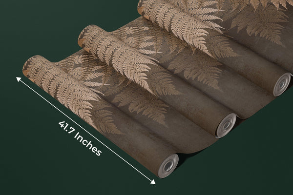 Tropical Leaves Wallpaper, Brown Tones Mural, Oversized Custom Size Wall Art, Non - Woven, Non - Adhesive, Modern Wall Paper, Removable - Adawall Wallpaper - Registered Trade Accounts Only, Wallpaper Wholesale Account - W78137 - Adawall Wholesale - Wallpaper Wholesaler