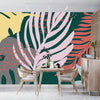 Tropical Leaves Wallpaper, Seamless Pattern Mural, Oversized Custom Size Wall Art, Non - Woven, Non - Adhesive, Modern Wall Paper, Removable - Adawall Wallpaper - Registered Trade Accounts Only, Wallpaper Wholesale Account - W77748 - Adawall Wholesale - Wallpaper Wholesaler