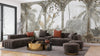 Tropical Leaves Wallpaper, Vines Mural, Oversized Custom Size Wall Art, Non - Woven, Non - Adhesive, Modern Wall Paper, Removable - Adawall Wallpaper - Registered Trade Accounts Only, Wallpaper Wholesale Account - W78138 - Adawall Wholesale - Wallpaper Wholesaler