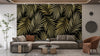 Tropical Luxury Golden Palm Wallpaper, Seamless Pattern Mural, Oversized Custom Size Wall Art, Non - Woven, Non - Adhesive, Modern Wall Paper, Removable - Adawall Wallpaper - Registered Trade Accounts Only, Wallpaper Wholesale Account - W77596 - Adawall Wholesale - Wallpaper Wholesaler