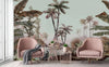 Tropical Nature Scene Wall Mural, Palm Tree, Wallpaper, Custom Size, Non - Woven, Modern Wall Paper, Non - Pasted, Washable, , Removable, Floral - Adawall Wallpaper - Registered Trade Accounts Only, Wallpaper Wholesale Account - A303-3 - Adawall Wholesale - Wallpaper Wholesaler