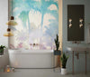 Tropical Palm Trees Wallpaper, Colorful Mural, Oversized Custom Size Wall Art, Non - Woven, Non - Adhesive, Modern Wall Paper, Removable - Adawall Wallpaper - Registered Trade Accounts Only, Wallpaper Wholesale Account - W78151 - Adawall Wholesale - Wallpaper Wholesaler