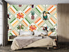 Tropical, Parrot, Pineapple Wallpaper, Seamless Pattern Mural, Oversized Custom Size Wall Art, Non - Woven, Non - Adhesive, Modern Wall Paper, Removable - Adawall Wallpaper - Registered Trade Accounts Only, Wallpaper Wholesale Account - W77859 - Adawall Wholesale - Wallpaper Wholesaler