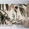 Tropical Plant Wallpaper, Seamless Pattern Mural, Oversized Custom Size Wall Art, Non - Woven, Non - Adhesive, Modern Wall Paper, Removable - Adawall Wallpaper - Registered Trade Accounts Only, Wallpaper Wholesale Account - W77808 - Adawall Wholesale - Wallpaper Wholesaler