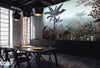 Tropical Theme Wall Mural, Blue Nature Birds Palm Tree Leaves Wallpaper, Customized Wall Art, Large Store Shop Wall Paper, Jungle, Forest Theme - Adawall Wallpaper - Registered Trade Accounts Only, Wallpaper Wholesale Account - A320-2 - Adawall Wholesale - Wallpaper Wholesaler