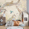 Tropical Trees Wallpaper, Safari Animals Mural, Oversized Custom Size Wall Art, Non - Woven, Non - Adhesive, Modern Wall Paper, Removable - Adawall Wallpaper - Registered Trade Accounts Only, Wallpaper Wholesale Account - W78135 - Adawall Wholesale - Wallpaper Wholesaler
