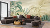 Tropical Trees Wallpaper, Tropical Leaves Wall Mural, Oversized Custom Size Wall Art, Non - Woven, Non - Adhesive, Modern Wall Paper, Removable - Adawall Wallpaper - Registered Trade Accounts Only, Wallpaper Wholesale Account - W77480 - Adawall Wholesale - Wallpaper Wholesaler