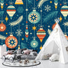 Vintage Christmas Decorations Wallpaper, Seamless Pattern Mural, Oversized Custom Size Wall Art, Non - Woven, Non - Adhesive, Modern Wall Paper, Removable - Adawall Wallpaper - Registered Trade Accounts Only, Wallpaper Wholesale Account - W78051 - Adawall Wholesale - Wallpaper Wholesaler