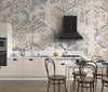 Vintage Tile Wallpaper, Hexagon Pattern Mural, Oversized Custom Size Wall Art, Non - Woven, Non - Adhesive, Modern Wall Paper, Removable - Adawall Wallpaper - Registered Trade Accounts Only, Wallpaper Wholesale Account - W77524 - Adawall Wholesale - Wallpaper Wholesaler