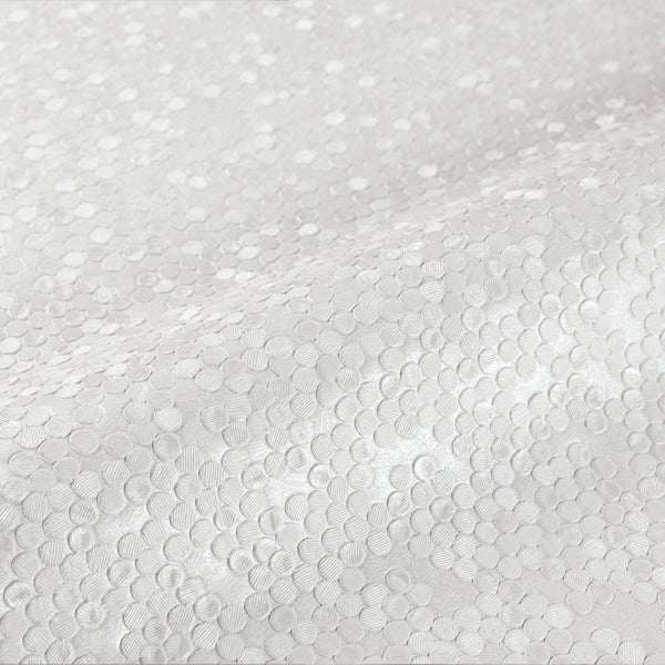 Vinyl Pure White Embossed Wallpaper, Home Wall Decor, Aesthetic Wallpaper, Textured Wallcovering Non-Adhesive- 41.7”W X 393”H - Walloro High End Wallcoverings & More