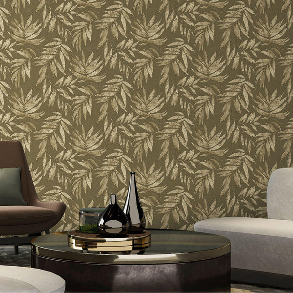 Washed Green Leaf Wallpaper, Textured Faded Tree Leaves Wallcovering, Non - Pasted - Adawall Wallpaper - Registered Trade Accounts Only, Wallpaper Wholesale Account - 1012-3 - Adawall Wholesale - Wallpaper Wholesaler