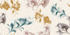 Watercolor Flower and Leaf Wallpaper, Seamless Pattern Mural, Oversized Custom Size Wall Art, Non - Woven, Non - Adhesive, Modern Wall Paper, Removable - Adawall Wallpaper - Registered Trade Accounts Only, Wallpaper Wholesale Account - W77883 - Adawall Wholesale - Wallpaper Wholesaler