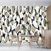 Watercolor Tea Leaves Wallpaper, Seamless Pattern Mural, Oversized Custom Size Wall Art, Non - Woven, Non - Adhesive, Modern Wall Paper, Removable - Adawall Wallpaper - Registered Trade Accounts Only, Wallpaper Wholesale Account - W77731 - Adawall Wholesale - Wallpaper Wholesaler