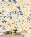 Watercolor Wildflowers Wallpaper, Seamless Pattern Mural, Oversized Custom Size Wall Art, Non - Woven, Non - Adhesive, Modern Wall Paper, Removable - Adawall Wallpaper - Registered Trade Accounts Only, Wallpaper Wholesale Account - W78079 - Adawall Wholesale - Wallpaper Wholesaler