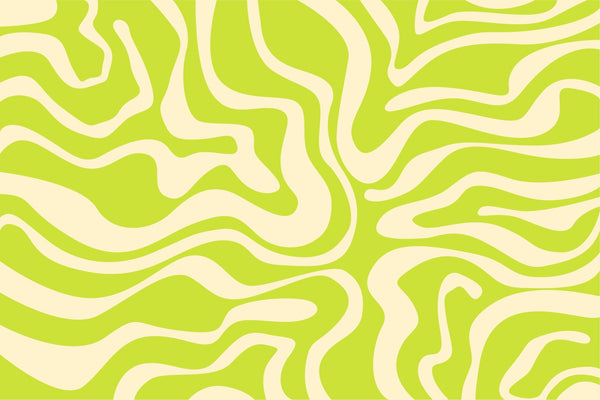 Wavy Retro Abstract Wallpaper, Green Mural, Oversized Custom Size Wall Art, Non - Woven, Non - Adhesive, Modern Wall Paper, Removable - Adawall Wallpaper - Registered Trade Accounts Only, Wallpaper Wholesale Account - W77622 - Adawall Wholesale - Wallpaper Wholesaler