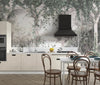 White Arch Wallpaper, Tropical Leaves, Vines Mural, Oversized Custom Size Wall Art, Non - Woven, Non - Adhesive, Modern Wall Paper, Removable - Adawall Wallpaper - Registered Trade Accounts Only, Wallpaper Wholesale Account - W77982 - Adawall Wholesale - Wallpaper Wholesaler