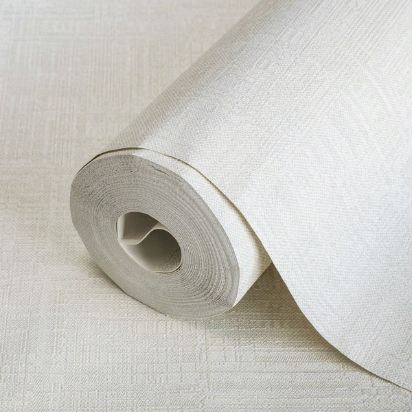 White Modern Abstract Geometric Wallpaper, Stylish 3D Embossed Neutral Colors Wallcovering - Adawall Wallpaper - Registered Trade Accounts Only, Wallpaper Wholesale Account - 3703-1 - Adawall Wholesale - Wallpaper Wholesaler