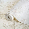 White Modern Flowered Embossed Wallpaper, Home Wall Decor, Aesthetic Wallpaper, Textured Wallcovering Non - Adhesive - 41.7”W X 393”H - Adawall Wallpaper - Registered Trade Accounts Only, Wallpaper Wholesale Account - 1008-1 - Adawall Wholesale - Wallpaper Wholesaler
