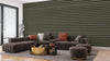 WPC Wood Wallpaper, Green Mural, Oversized Custom Size Wall Art, Non - Woven, Non - Adhesive, Modern Wall Paper, Removable - Adawall Wallpaper - Registered Trade Accounts Only, Wallpaper Wholesale Account - W77583 - Adawall Wholesale - Wallpaper Wholesaler