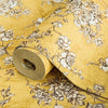 Yellow Elegant Chinoiserie Blossom Floral Wallpaper, Animal Print Birds Flowers Botanical Pattern - Adawall Wallpaper - Registered Trade Accounts Only, Wallpaper Wholesale Account - 9914-4 - Adawall Wholesale - Wallpaper Wholesaler