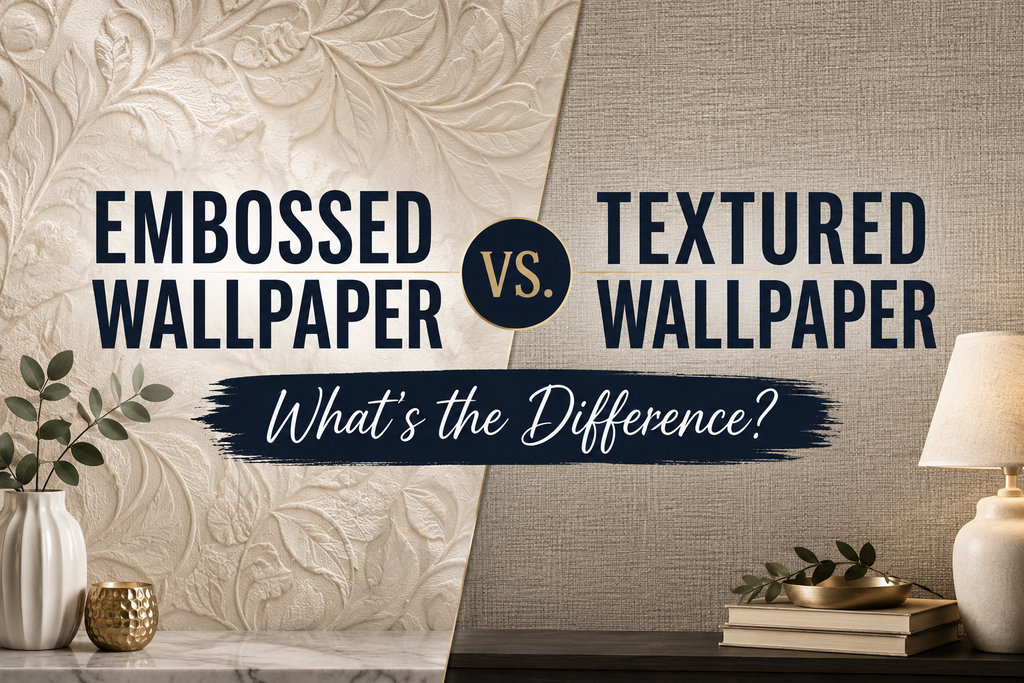 Embossed Wallpaper vs. Textured Wallpaper: What's the Difference?