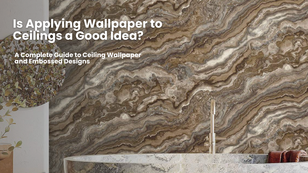 Is Applying Wallpaper to Ceilings a Good Idea? A Complete Guide to Ceiling Wallpaper and Embossed Designs | Adawall