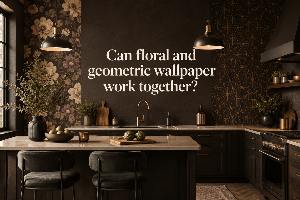Can Floral and Geometric Wallpaper Work Together? - Adawall Wallpaper -Registered Trade Accounts Only, Wallpaper Wholesale Account