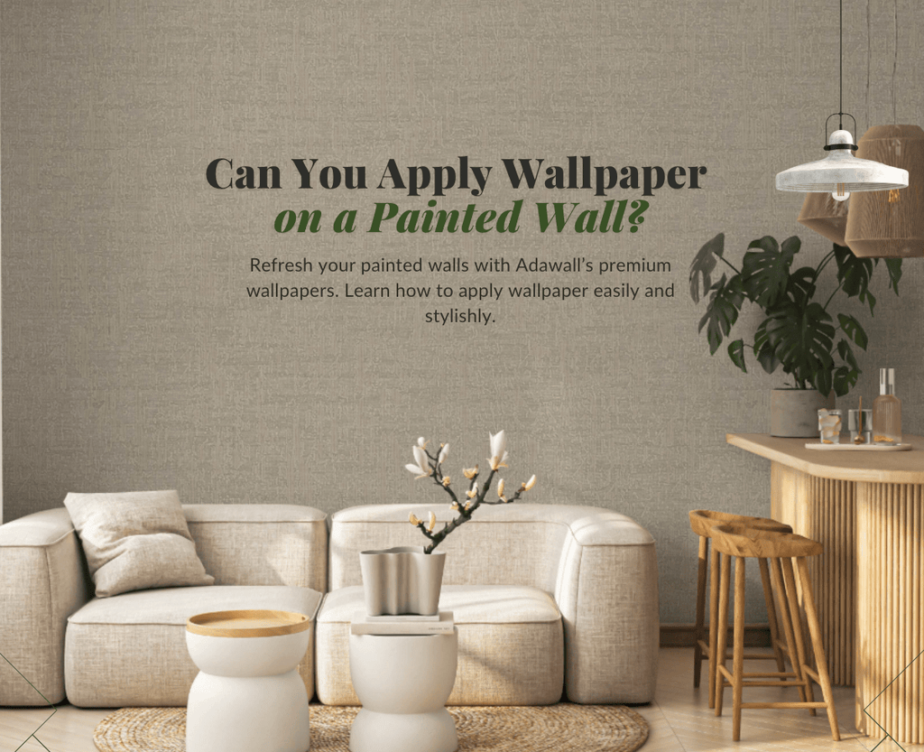 Can You Apply Wallpaper on a Painted Wall? Here's What You Need to Know - Adawall Wallpaper -Registered Trade Accounts Only, Wallpaper Wholesale Account